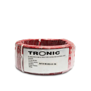 0.5mm² PVC Insulated Single-Core Flexible Red Electrical Cable – 90M Roll