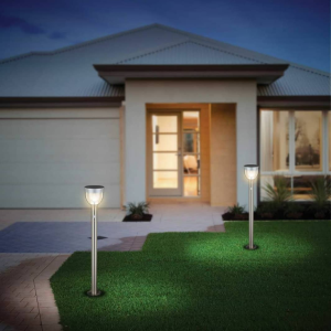 KE-805 S Stainless Steel IP65 Solar Garden Lights With Motion Sensor